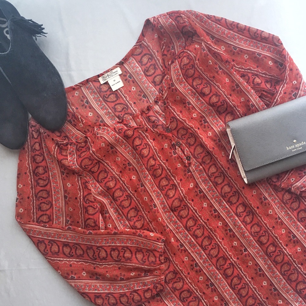 Lucky Brand Patterned Top